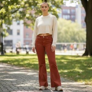 Edwin Brown Flare Wide Leg Jeans SOLD AS IS